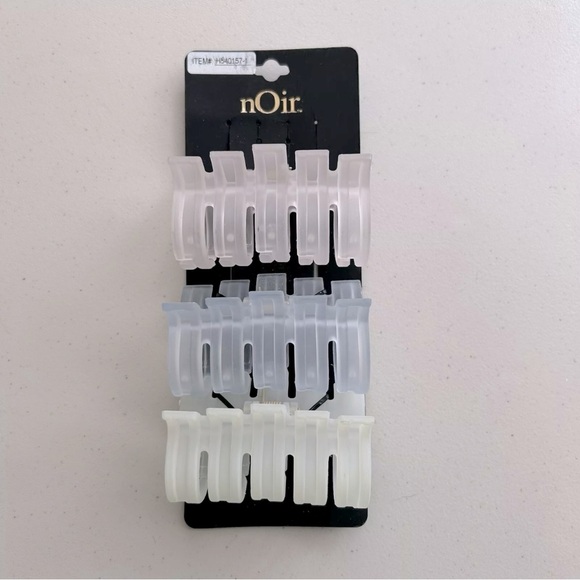 Noir Hair Claws Clips Womens Hair Accessories - Picture 8 of 8